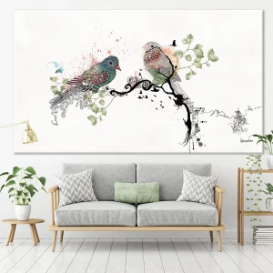 Birds wall painting