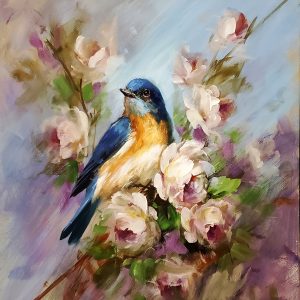 Birds wall painting